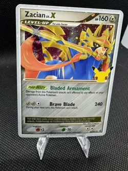 Zacian LV. X SWSH135 SWSH: Sword & Shield Black Star Promo Pokemon Card NM/M - Image 1