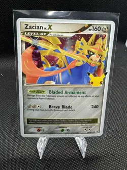 Zacian LV. X SWSH135 SWSH: Sword & Shield Black Star Promo Pokemon Card NM/M - Image 4