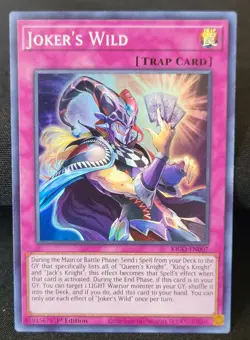 YuGiOh 1st Super Rare 3 x Court of Cards KICO-EN008 3 x Joker's Wild KICO-EN007 - Image 2