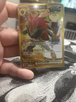 Pokemon TCG Journey Together N's Zoroark EX Gold Hyper Rare Card 189/159 - Image 1