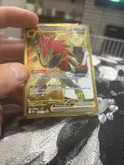 Pokemon TCG Journey Together N's Zoroark EX Gold Hyper Rare Card 189/159 - Image 3