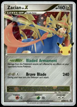 Pokemon Zacian LV. X Promo SWSH: Sword & Shield Promo Cards SWSH135 NM Holo - Image 1