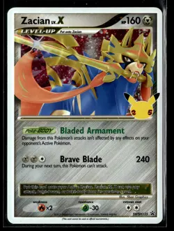 Zacian LV. X SWSH135 Holofoil SWSH: Sword & Shield Promo Cards NM - Image 1