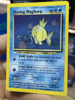 Shining Magikarp 66/64 Neo Revelation 2000 Holo Rare WOTC Pokemon Card TCG - Image 5