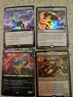 Magic: The Gathering 2026 TMNT Borderless Foil & Regular Card Lot 20 - Image 4