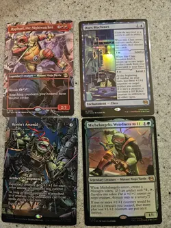 Magic: The Gathering 2026 TMNT Borderless Foil & Regular Card Lot 20 - Image 5