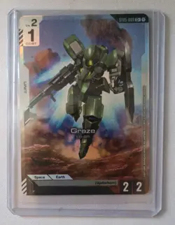 Gundam TCG Card Game Graze Alternate Art Foil ST05-009 C+ - Image 1