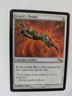 Krark's Thumb Mirrodin MTG NM Free shipping with tracking - Image 1