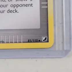 Pokemon Card EX Unseen Forces Energy Recycle System Reverse Holo 81/115 Stamped - Image 2