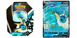 Pokemon Fall 2021 - Vaporeon / Aquana V Tin Box - Eevee Evolutions - NEU & OVP - Image 2
