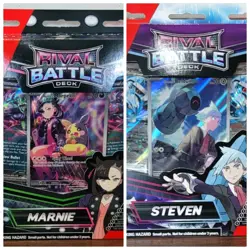 Pokemon TCG: Rival Battle Deck - Marnie & Steven Beldum Promo SET *LOT 2* - Image 1