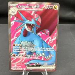 Pokemon Salamence ex SV09 Journey Together Ultra Rare Holo 177/159 320 HP - Image 1