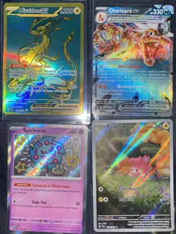 Pokemon Paldean Fates, Miraidon Ex, Charizard EX, Spiritomb & Pawmi, NM/M - Image 1