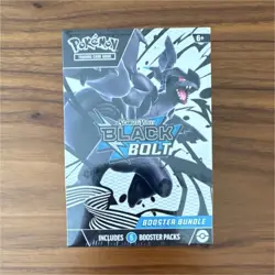 Pokemon TCG Scarlet & Violet Black Bolt Sealed Box Booster Bundle 6 Packs - Image 1