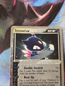 2003 Pokemon TCG Sneasel ex Ruby & Sapphire 103/109 NM - Image 2