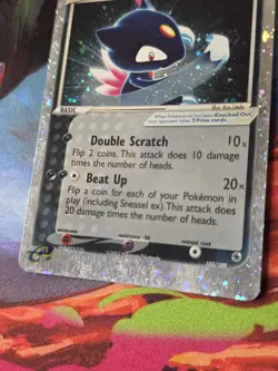 2003 Pokemon TCG Sneasel ex Ruby & Sapphire 103/109 NM - Image 5