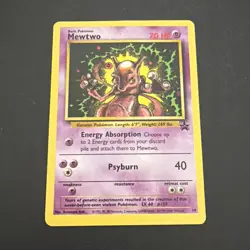 Mewtwo 2000 Pokemon Black Star Movie Promo Stamped #14 - Image 1
