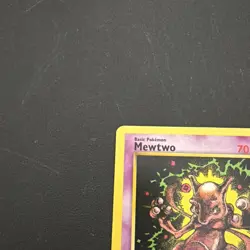Mewtwo 2000 Pokemon Black Star Movie Promo Stamped #14 - Image 2