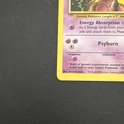 Mewtwo 2000 Pokemon Black Star Movie Promo Stamped #14 - Image 4