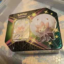 Factory Sealed 2021 Pokemon TCG Shining Fates Tin – Featuring Eldegoss V - Image 1