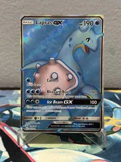 Lapras GX (Full Art) 139/149 Ultra Rare SM Base Set Pokemon Card LP - Image 1