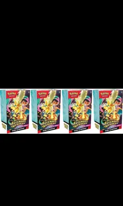 3 x Pokemon TCG Mega Evolution-Ascended Heroes Booster Bundles (6 Packs) PRESALE - Image 1