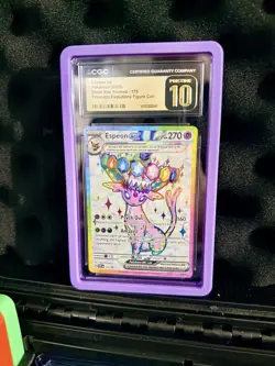 CGC PRISTINE 10 Espeon ex 175 SVP Black Star Promo Prismatic Evolutions Pokemon - Image 1