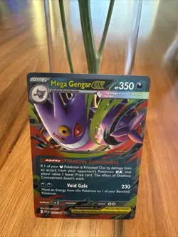 Mega Gengar EX Mega Evolution Phantasmal Flames 056/094 Pokemon TCG, Mint Cond - Image 1