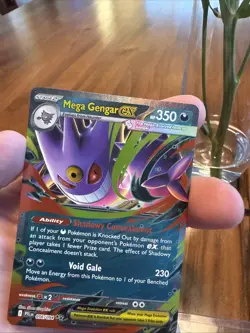 Mega Gengar EX Mega Evolution Phantasmal Flames 056/094 Pokemon TCG, Mint Cond - Image 4