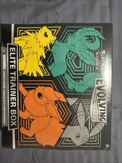 POKEMON TCG SWORD & SHIELD EVOLVING SKIES SEALED ELITE TRAINER BOX ETB - Image 1