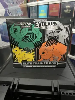 Pokemon Sword & Shield Evolving Skies Elite Trainer Box Leafeon Umbreon SEALED! - Image 1