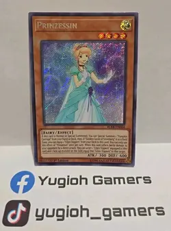 YUGIOH PRINZESSIN BLRR-EN004 SECRET 1 ST EDITION LIGHT PLAYED - Image 1