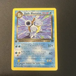 Dark Blastoise 20/82 Team Rocket Regular Pokemon Card Unplayed First Edition!!! - Image 1