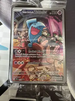 Team Rockets Wobbuffet 203 Black Star Promo Sealed Pokemon Card X4 - Image 2