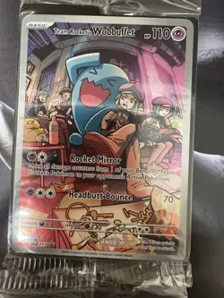Team Rockets Wobbuffet 203 Black Star Promo Sealed Pokemon Card X4 - Image 3