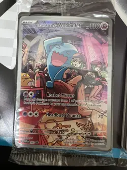 Team Rockets Wobbuffet 203 Black Star Promo Sealed Pokemon Card X4 - Image 4