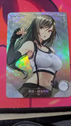 Goddess Story Sexy Anime Waifu Trading Card Tifa Lockhart NS-2M13SR-01 - Image 1