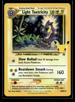 Light Toxtricity - Promo SWSH: Sword & Shield Promo Cards SWSH137 NM - Image 1