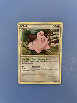 Cleffa HGSS12 Holo Promo Pokemon Card - Lightly Played - Image 1