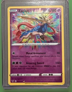 Pokemon TCG ZACIAN 082/185 Vivid Voltage Holographic Card 2020 - NICE! - Image 1