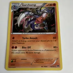Pokemon Garchomp 70/122 Breakpoint Holo Rare Stage 2 130 HP Dragon Card - Image 1