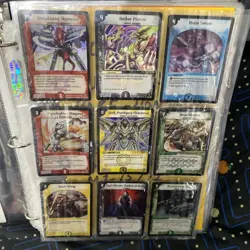 🔥 Duel Masters Card Lot 2004 Binder ~180 Cards Holos Rares McDonald’s Promo TCG - Image 1