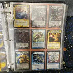🔥 Duel Masters Card Lot 2004 Binder ~180 Cards Holos Rares McDonald’s Promo TCG - Image 3