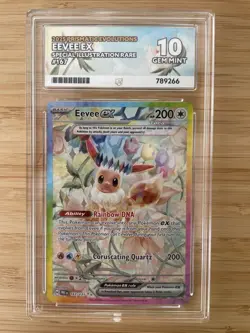 Pokemon TCG Prismatic Evolutions Card Eevee 167/131 SIR Ace 10 Perfect Subs! - Image 1