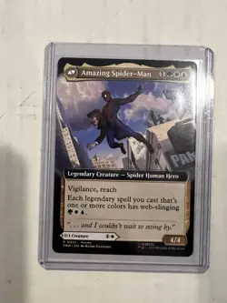 Magic The Gathering Peter Parker Amazing Spider Man Exclusive Promo MTG - Image 1