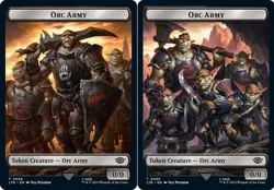 Orc Army (0006) // Orc Army (0005) Double-Sided Token - Universes Beyond: The Lo - Image 1