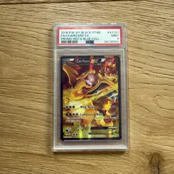 Pokemon TCG Charizard EX XY121 Black Star Promo Card PSA 9 Graded + 3 packs - Image 1
