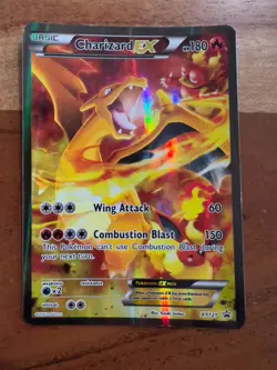 Pokemon TCG Charizard EX XY121 Black Star Full Art Holo Promo NM - Image 1