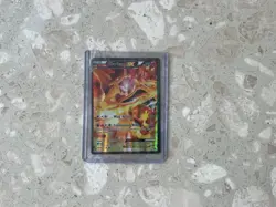 Pokemon TCG Charizard EX XY121 Black Star Promo Card Lightly Played - Image 1