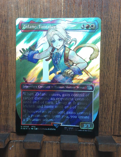 MTG💕 Zidane, Tantalus Thief (Borderless Surge Foil) Final Fantasy NEAR MINT.😍. - Image 2